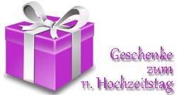 12. Hochzeitstag Geschenke