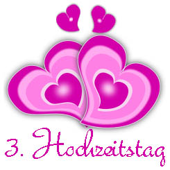 3. Hochzeitstag