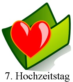 7. Hochzeitstag Glckwnsche